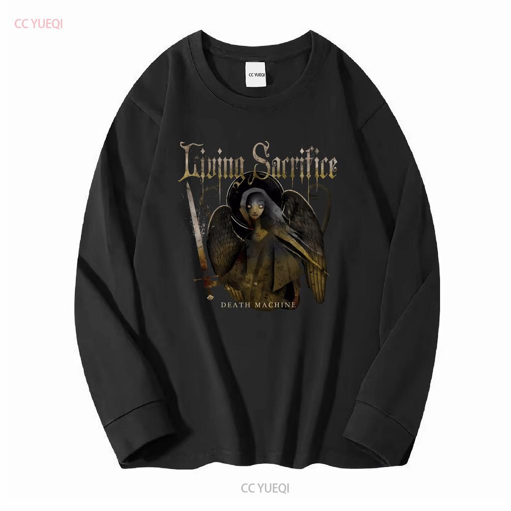 BEST TO BUY Living Sacrifice Death Machine American Music S 5XL T Shirt long or short sleeves vintage Washed Slightly Versatile