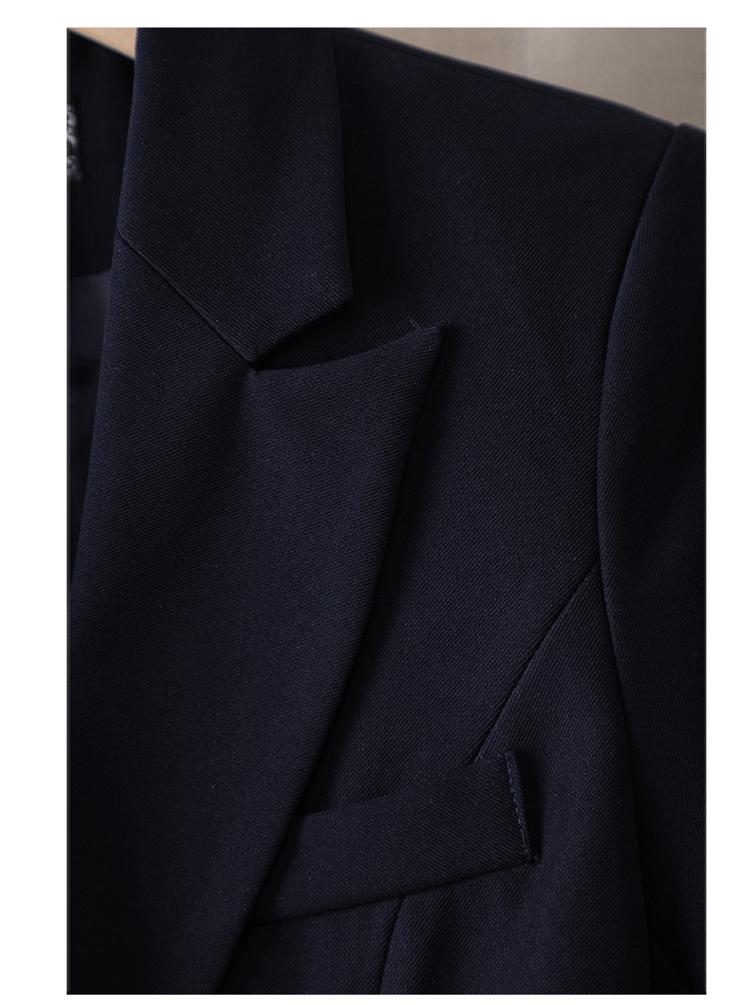 Women's Professional Suit Set: Elegant Spring/Autumn Attire for College Interviews & Hotel Manager Uniform.