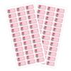 72Pcs Personalized Flower Name Labels Waterproof Stickers For Bottles Clothing Tags Lunch Boxes Notebooks