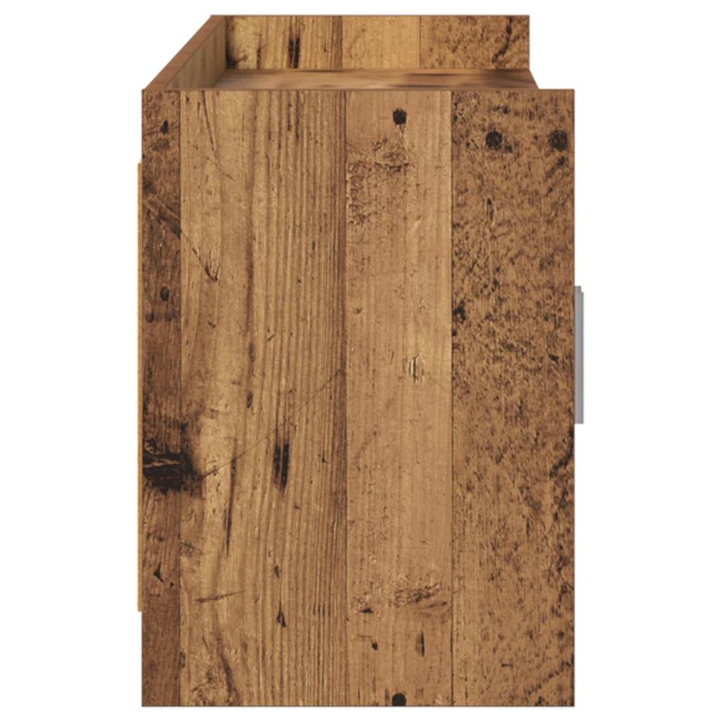TV Cabinet 168 x 33 x 47 cm Reclaimed Wood Effect Engineered Wood