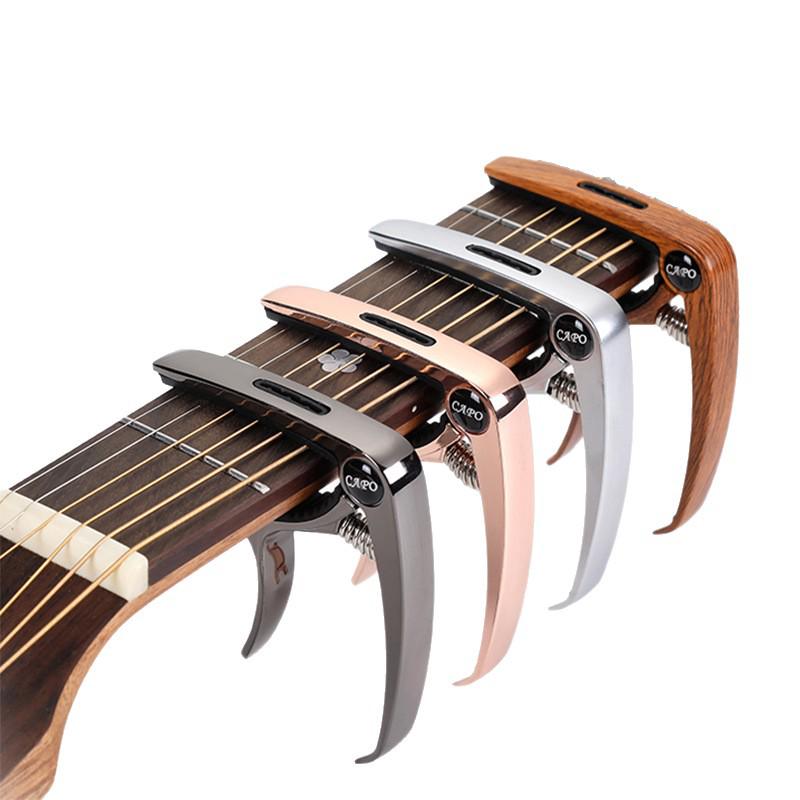 Metal Guitar Capo & Tuner Clip for Acoustic/Electric Guitars & Ukuleles
