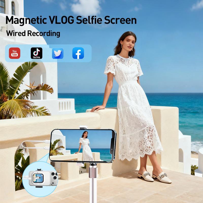 Compact Cross-Border Mobile Phone Selfie Display with Rear Camera Connection
