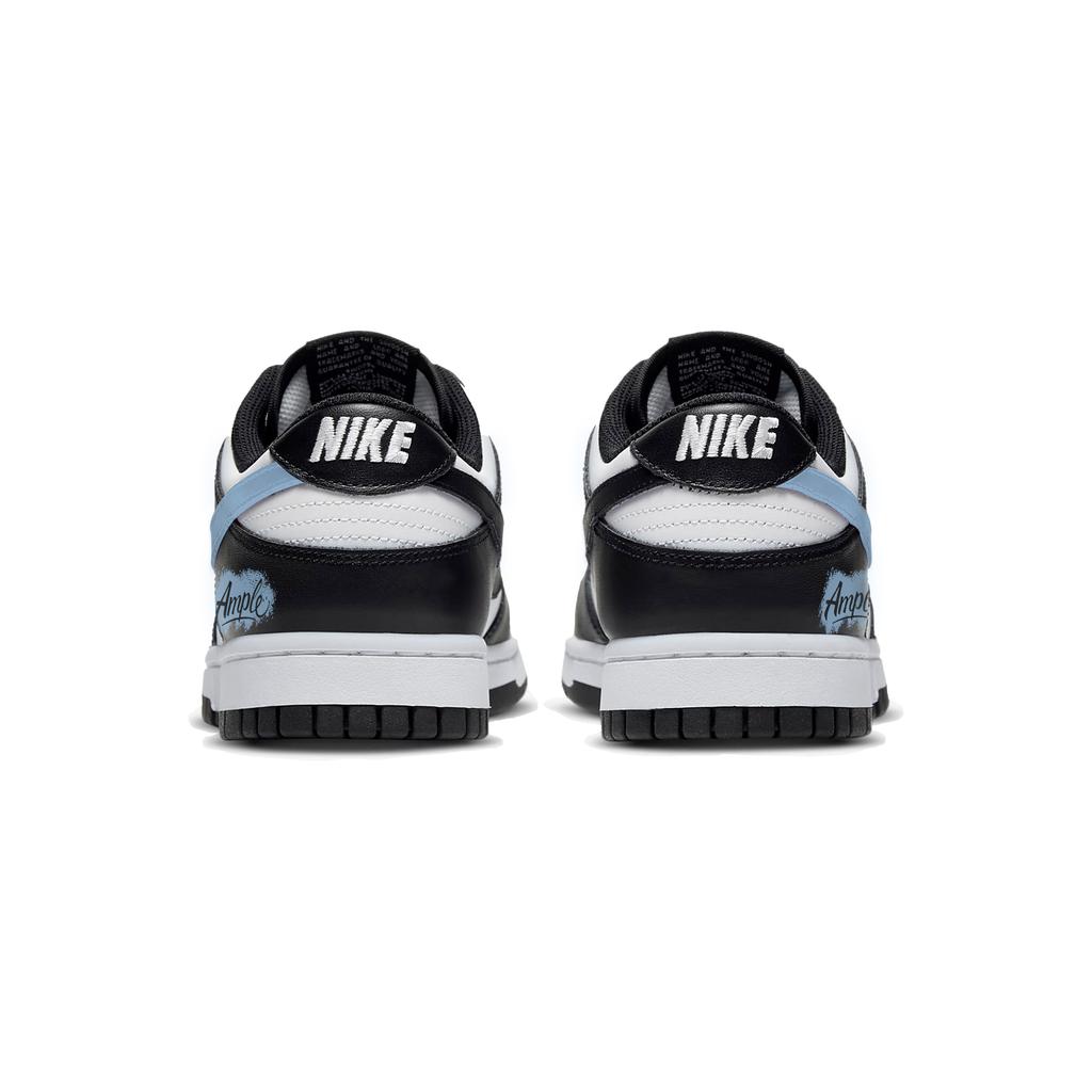 Nike Dunk Gradient Panda Abrasion Resistant Low Top Skateboard Shoes Unisex Black Blue DD1391-100(Team796-)
