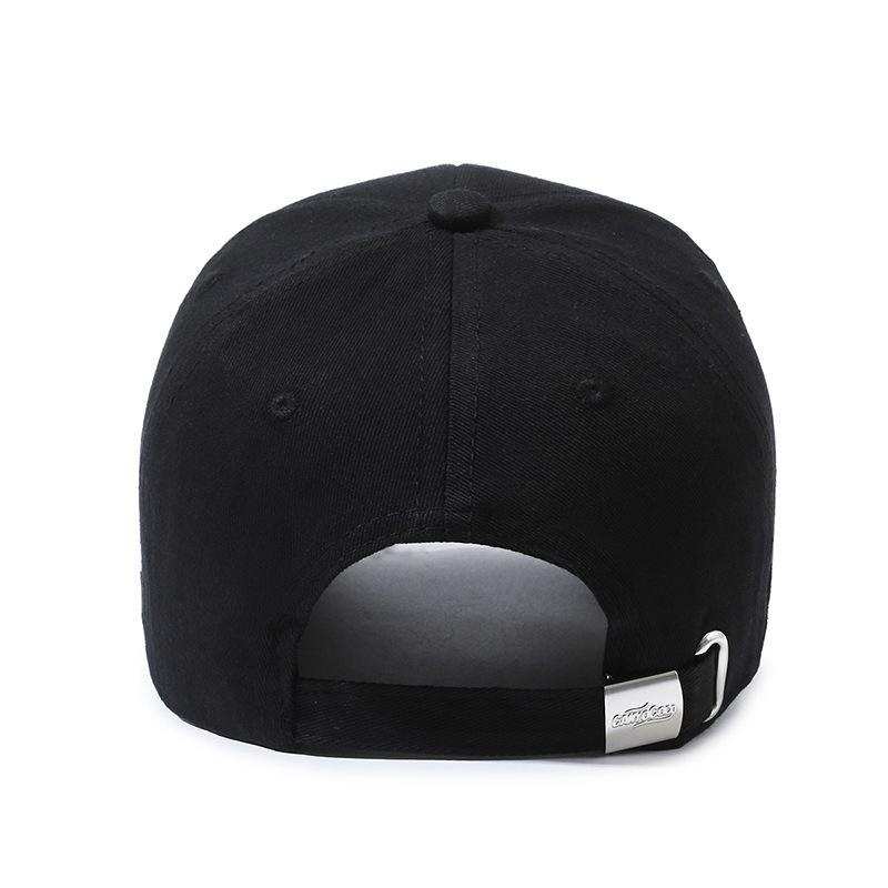 Pure cotton baseball cap for men and women, same style casual peaked cap, embroiderletter sun hat, sun protection