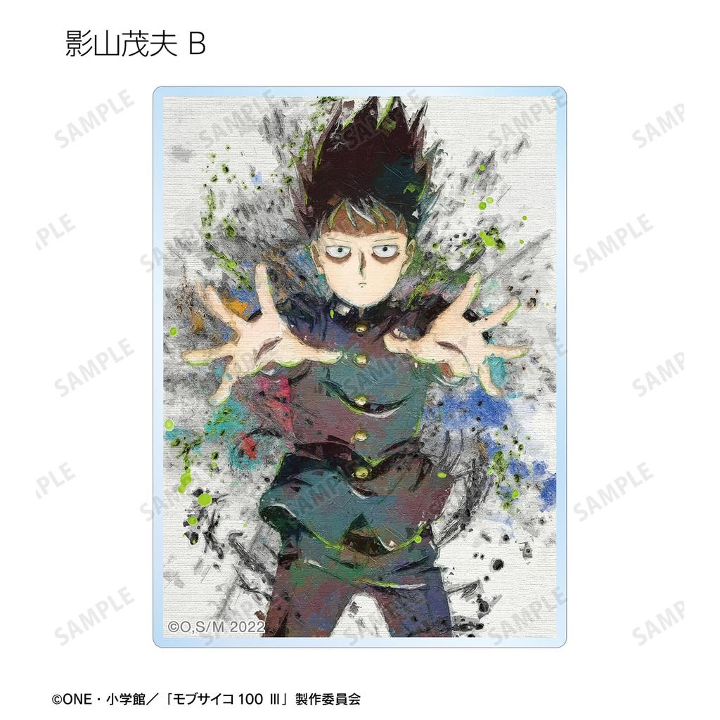 Mob Psycho 100 III Trading Grunge CANVAS Acrylic Cards Box of 11