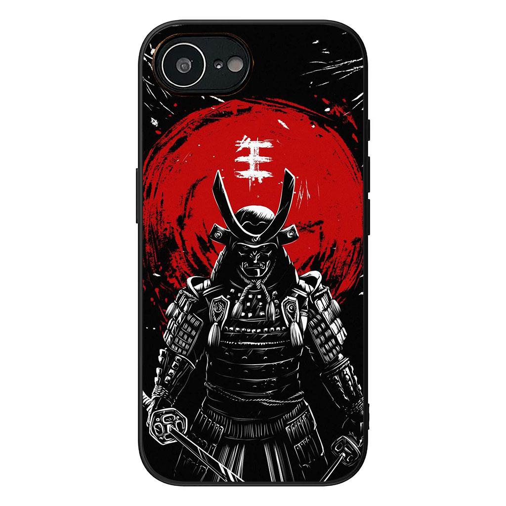 

Cover for Apple iPhone 16 15 14 Plus 13 12 Mini 17 Pro Max + ProMax 16E Air 16+ 15+ Case Japan Samurai Skeleton Skull Ninja iPhone 16e