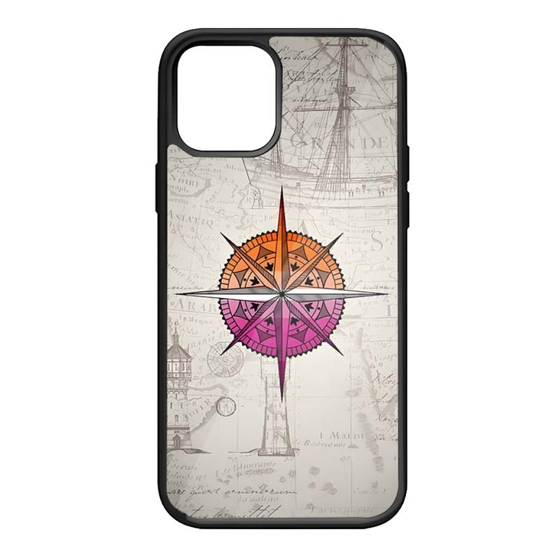 Compass Phone Case For Samsung S7 S8 S9 S10 S20 S30 Edge Plus Note 7 5 8 9 10 20 Pro Shell Silicone PC+TPU Cover