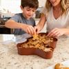 Snack Tray Portable Food Organizer Holiday Snack Box Container For Treats Nuts Fruit Popcorn Dip Dessert Party Table