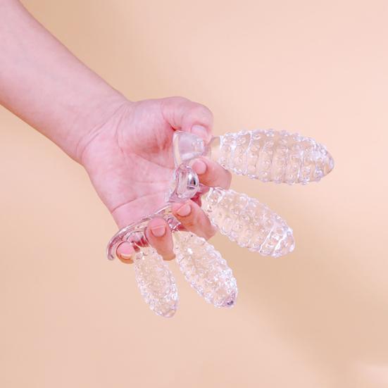 Anal Plug Ergonomic Fast Adaptation TPE Sexual Stimulation Anal Dildo Sex Toy