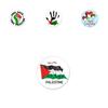 Palestine Flag Emblem Badge Hot Selling Iron Cross-border On