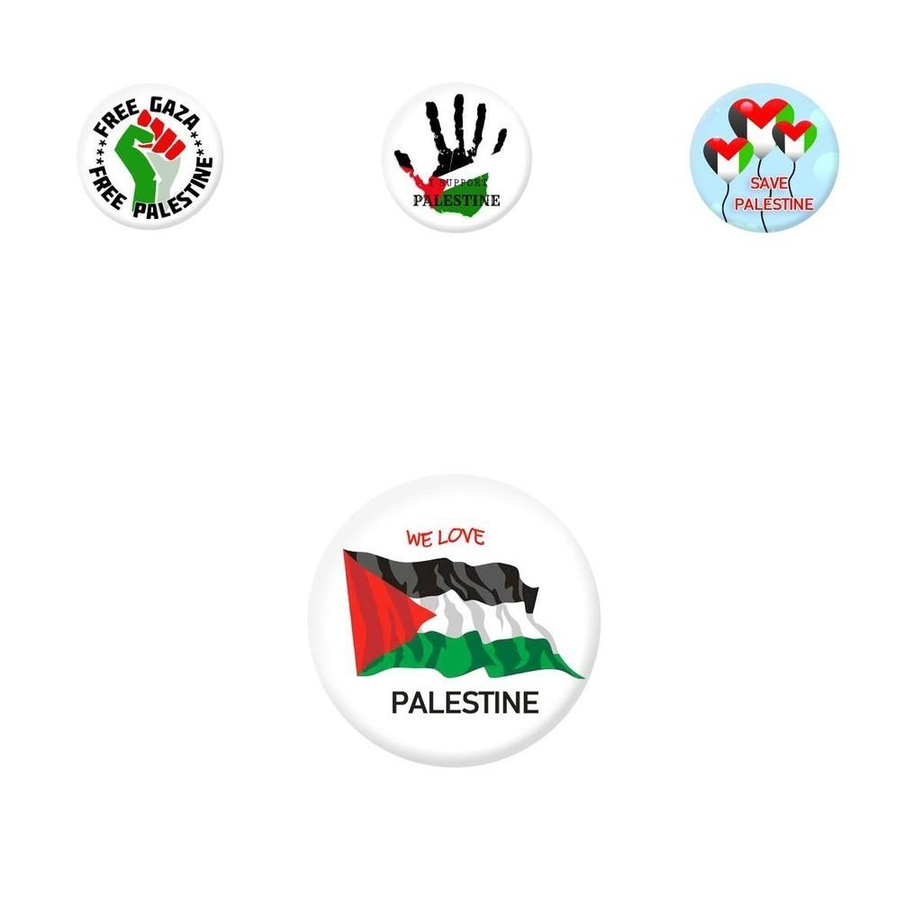 Palestine Flag Emblem Badge Hot Selling Iron Cross-border On