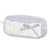 Ruffle Pen Bag Bow Cloud Stationery Bag Bowknot Desktop Storage Korean Cloud Pencil Case with Lanyard Aesthetic Pencil Pouch