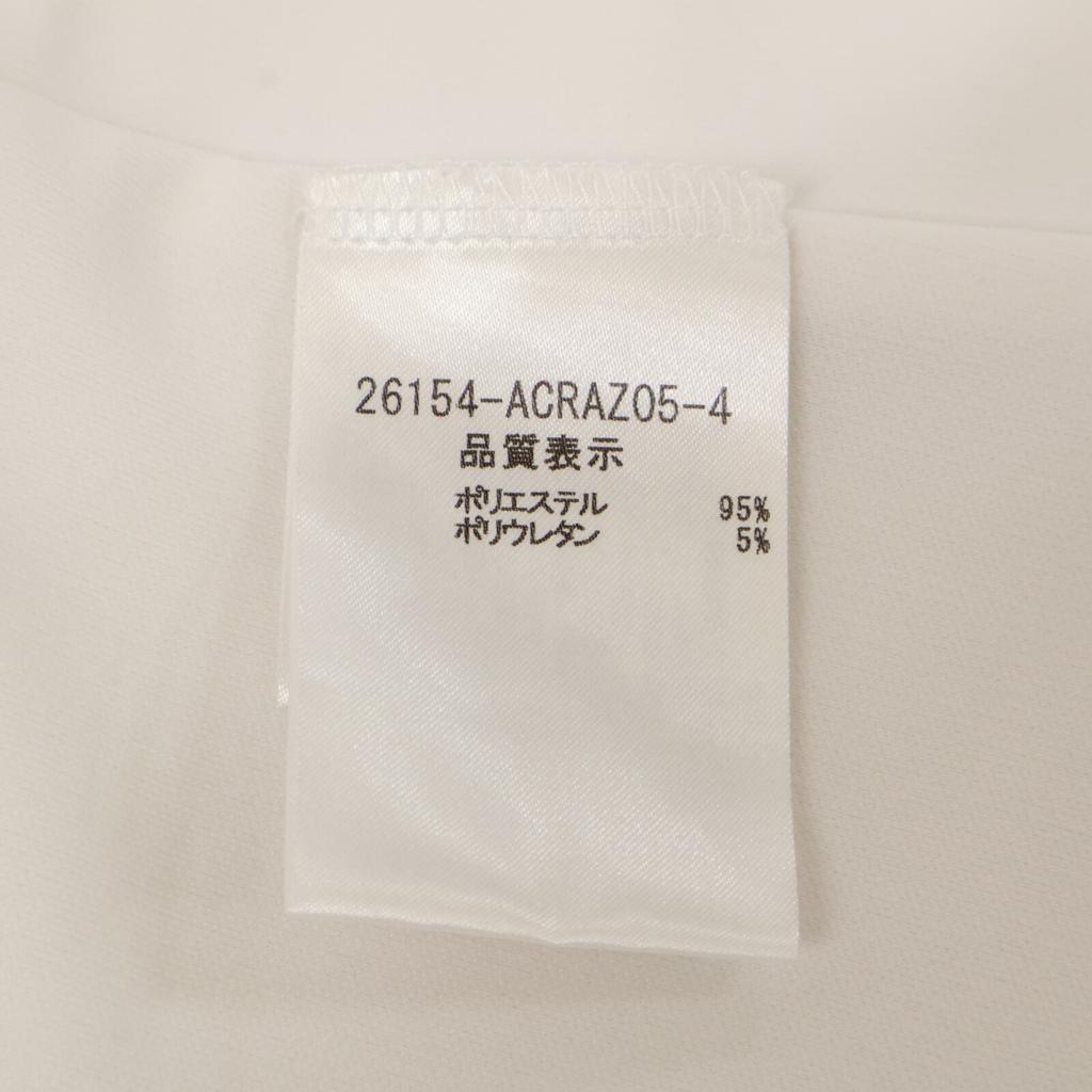 FOXEY NEW YORK 26154 White Buttoned Short Sleeve Cardigan Tops 38 whiteUsed