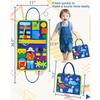Felt Learning board New baby Montessori toy Boys Early Education Puzzle busy board
