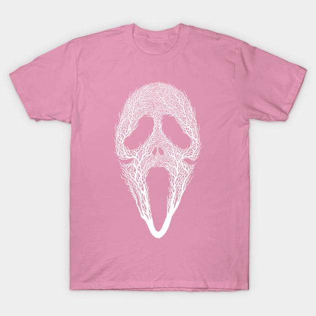 Camiseta Feminina The Scream Tree Harajuku Estampa Kawaii Camiseta Verão Manga Curta Camiseta Feminina Top Tee