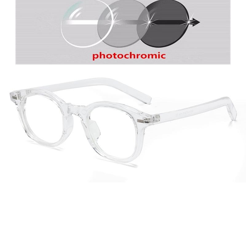 Blue Light Blocking  Oval Myopia Glasses With Degree Black Frame Computer Optical Spectacles Prescription 0 -0.5 -0.75 To -6