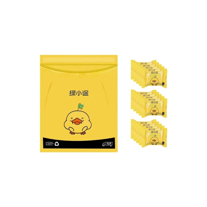 Adhesive Hanging Car Garbage Bags Leakproof Collapsible Vehicle Trash Can Automotive Trash Bags for Road