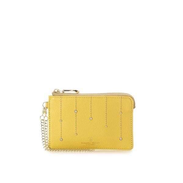 

Thavasa Petit Garland Motif Fragment Case for Yellow [Samantha Choice] Cases/Pouches Women,