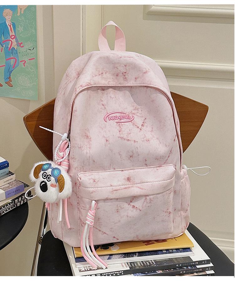 Schultasche literarisch, einfach und große Kapazität Japanischer Camping-Rucksack vielseitig und leicht Studenten-Schultasche Freizeit