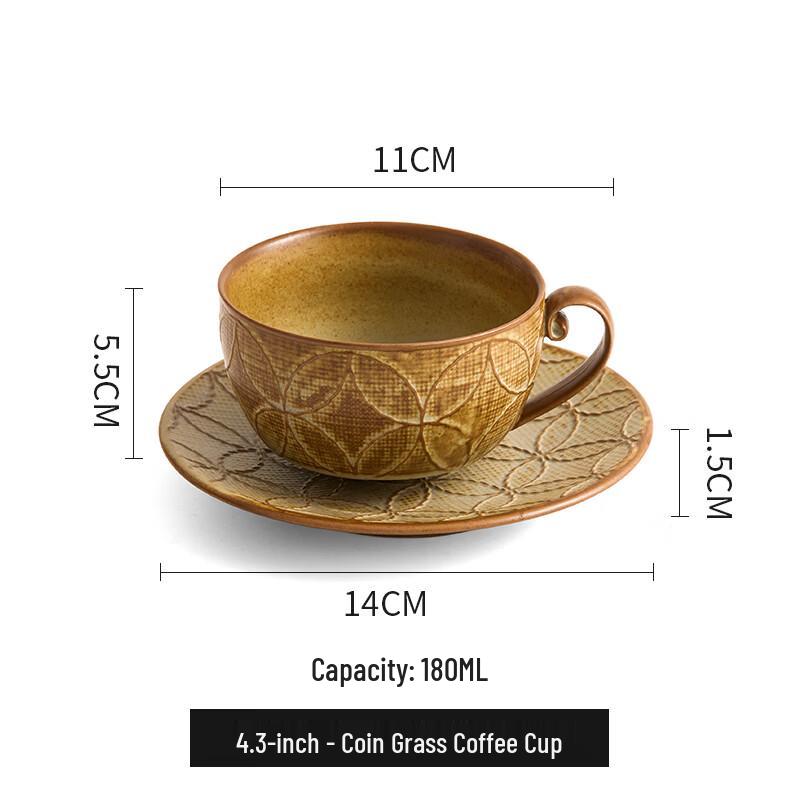 

OLOEY Vintage Ceramic Coffee Cup 180ml