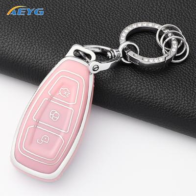 Tpu Car Smart Key Case Cover For Ford Focus 3 4 St Mondeo Mk3 Mk4 Fiesta Fusion Kuga Ecosport Protect Fob Keychain Accessories
