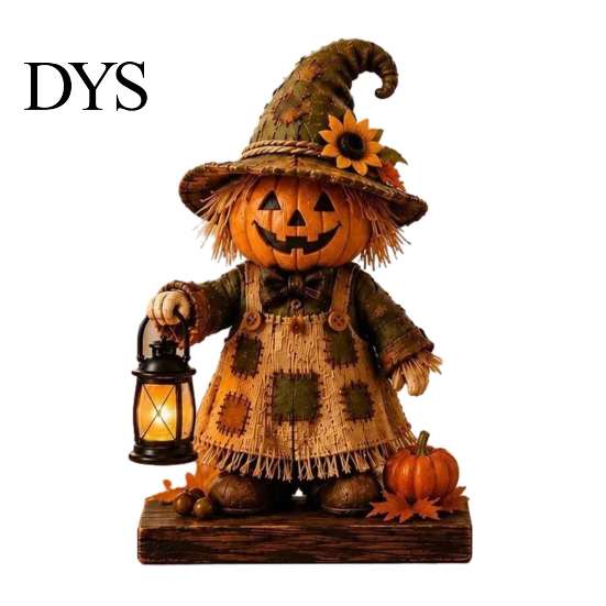 Desktop Haunted House Accents Patchwork Halloween Wooden Flat Ornaments, Skeleton Pumpkin Mummy Festival Showcase Ornaments Ghost Tabletop Decor,