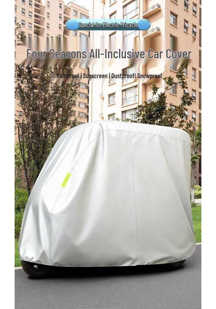 BuBuXian T5 Electric Tricycle Rain & Sun Protection Canopy