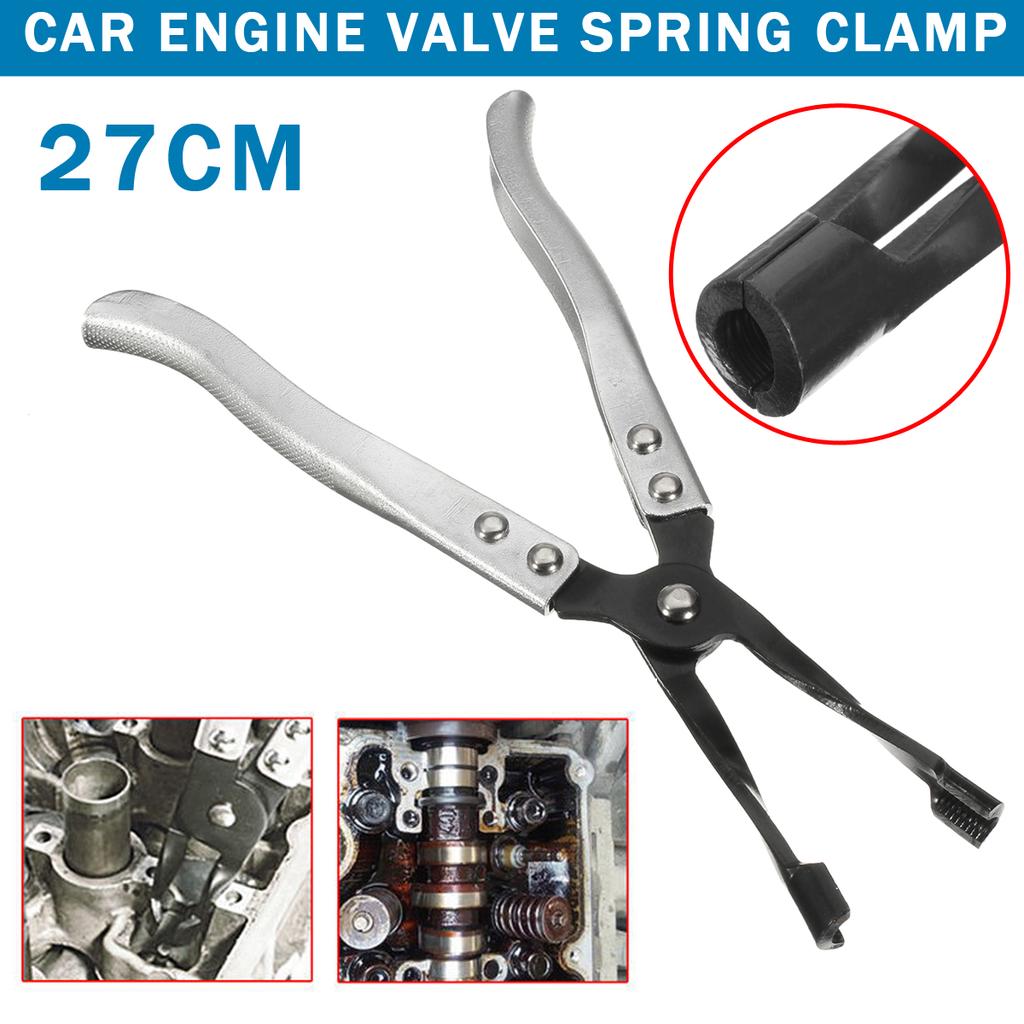 Buy Car Engine Valve Spring Clamp Disassembly Stem Seal Gasket Pliers Removal Tool at affordable