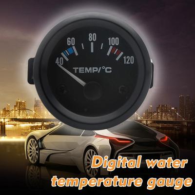 S čidlem 1 8" NPT 12V automobilový teploměr vody, 2" 52mm teploměr vody