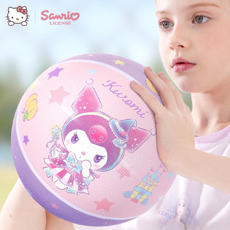 Детский резиновый баскетбольный мяч Hello Kitty, размер 5