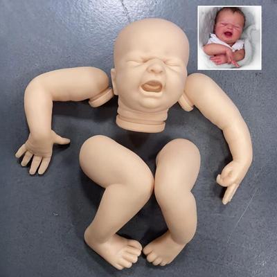 Κιτ 19 ιντσών Reborn Baby Doll Maria "BABY'S FIRST CRY" Ημιτελής άβαφη φόρμα κούκλας Rebirth με υφασμάτινο σώμα DIY Αξεσουάρ κούκλας για συλλέκτες κούκλας