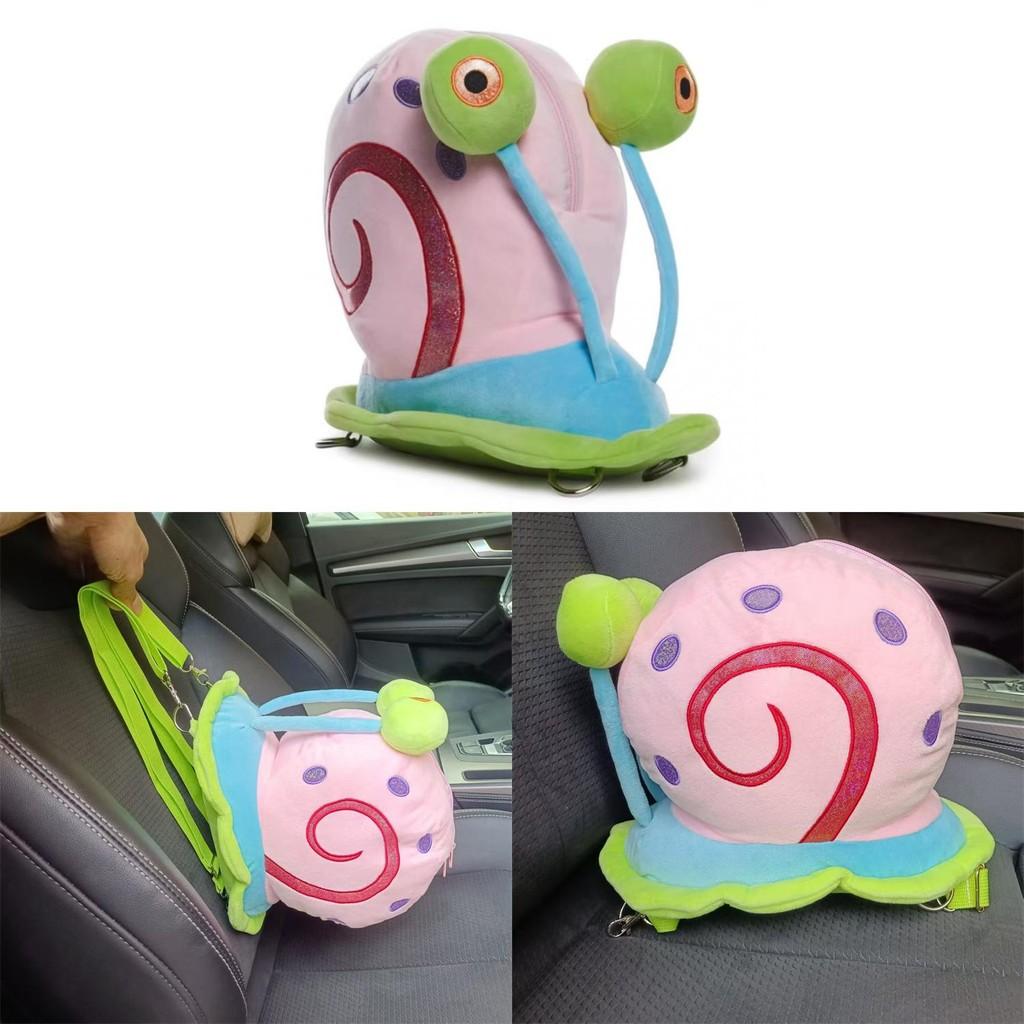Gary Spongebob Squarepants The Snail Plush Backpack Animal Bag Gift Cartoon