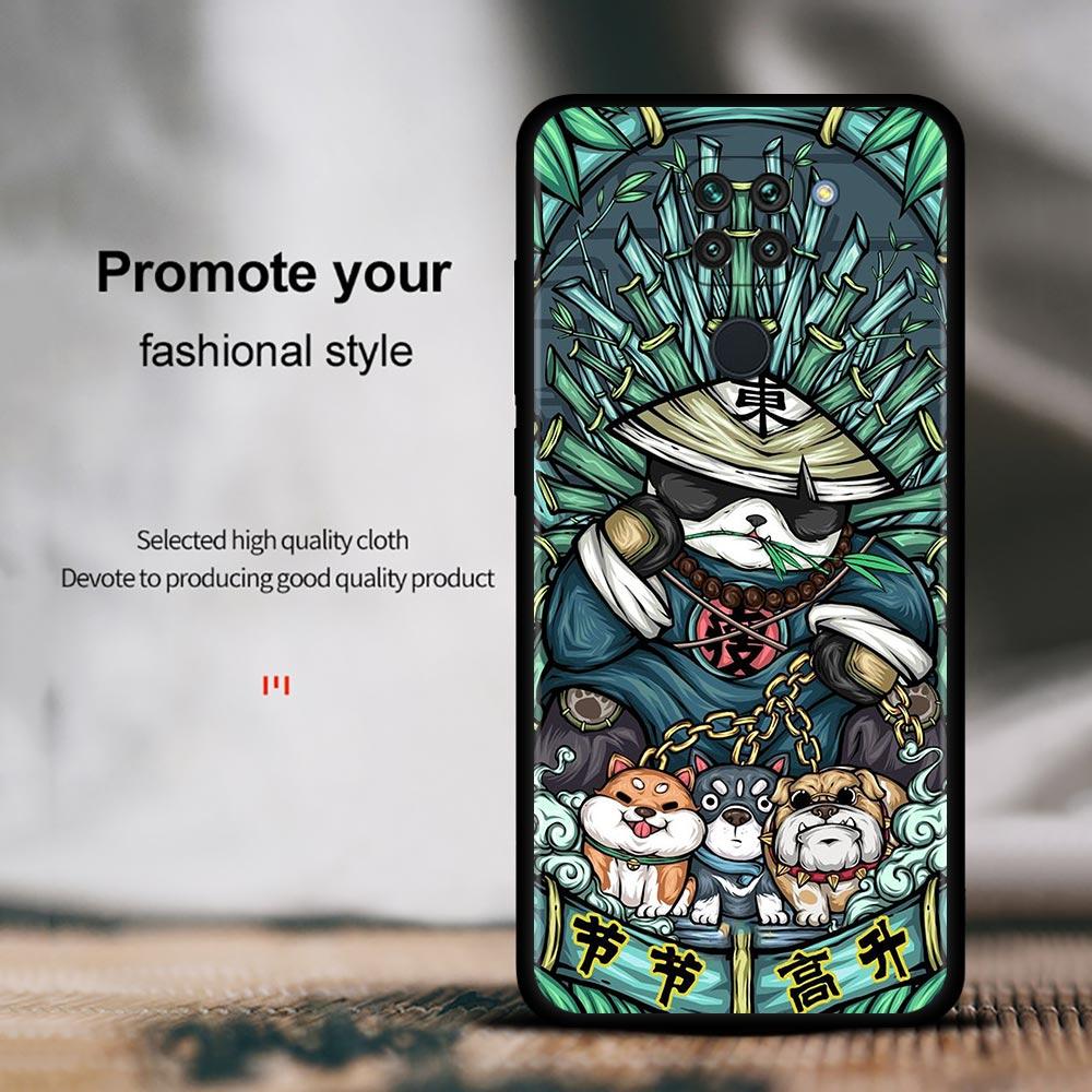 Case For Xiaomi Redmi Note 11 10 9 8 7 Pro Max 9t 8t 9s Cover For Redmi 10 9 8 9c 9a 8a 7a Funny Animal Panda Tiger Art