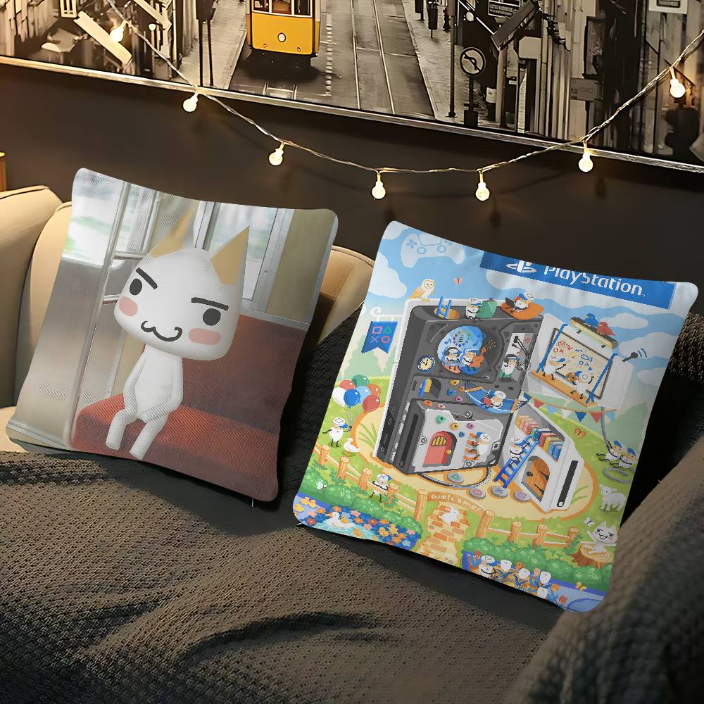 L-Inoue Toro Pillow Cushion Cover Pillowcase Living Room Sofa Home Decor Customized