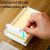 Vielseitige Butter-Käse-Aufbewahrungsbox mit Deckel, perfekt für Frische, zum Schneiden und zur Gewürzorganisation in Ihrer Küche