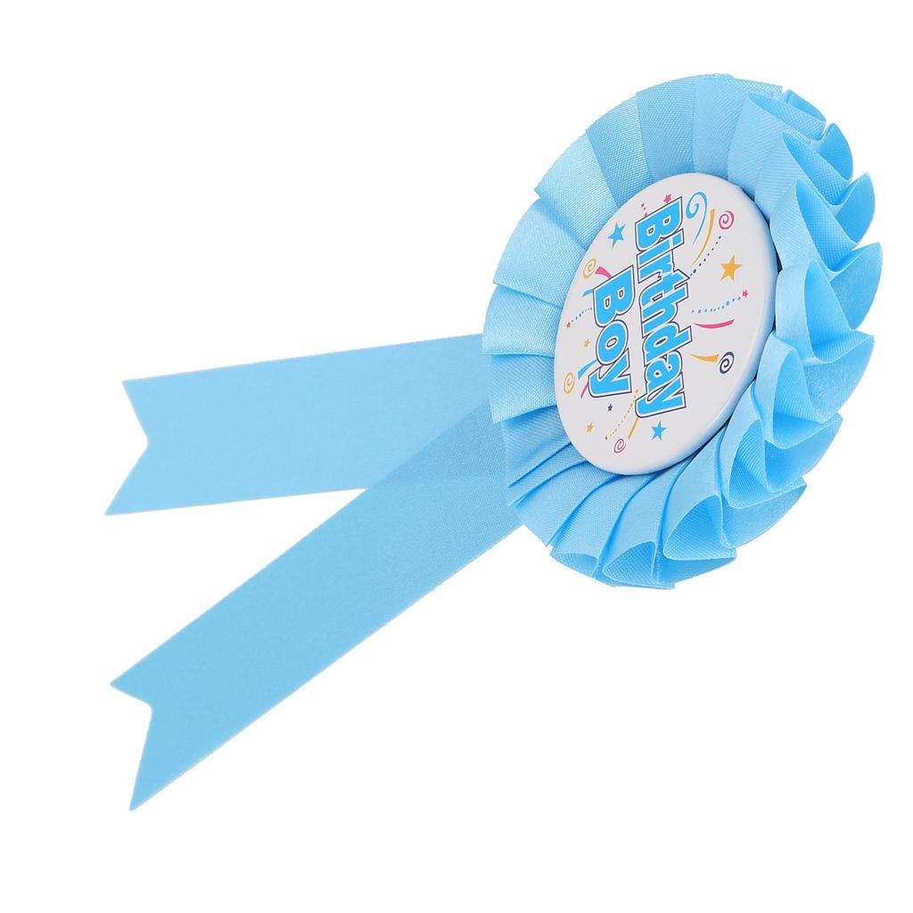 5Pcs Brooch Pin Ribbon Rosette Badge for Special Party Decoration Clothing