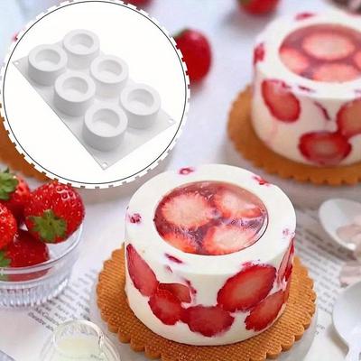Stampo in Silicone a 6 Cavità Concave per Cupcake Strumento Fai da Te per Torta Cioccolato Accessori Strumento da Cucina per Pasticceria