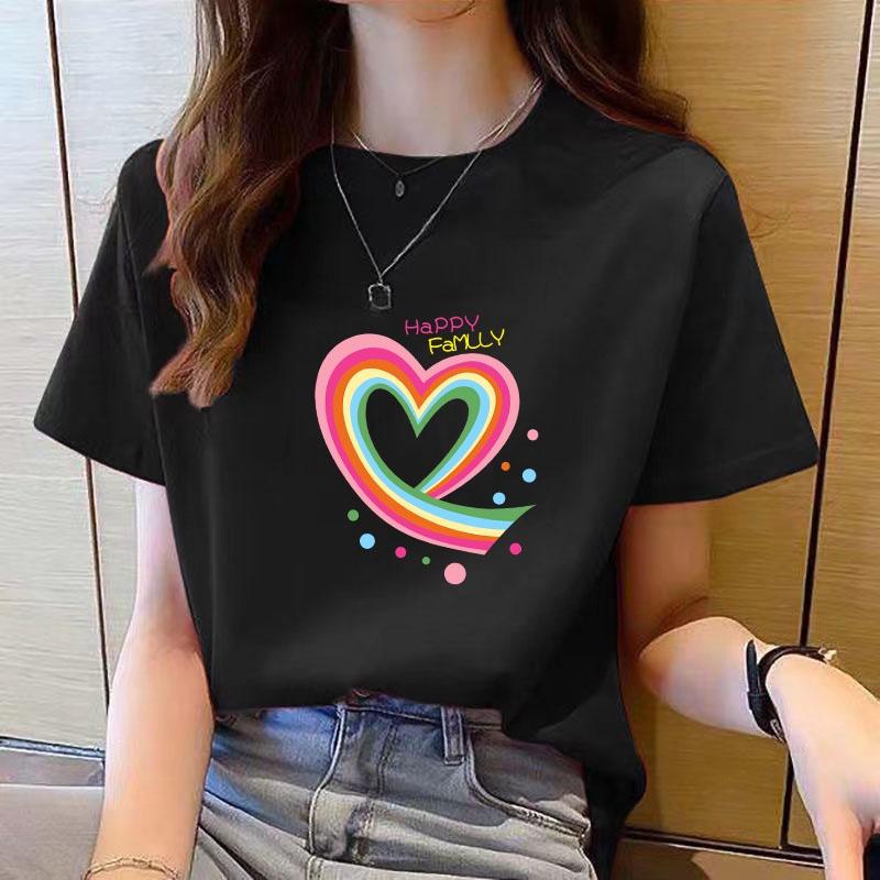 Short sleeved top for girls, Korean version T-shirt, women's clothing shirt, women's top, short sleeved T-shirt, women's clothing new style