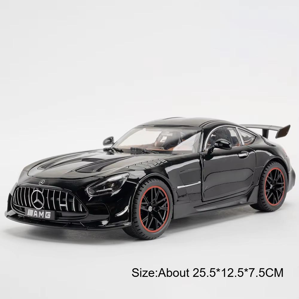 

Large 1:18 Scale 300SL GT-R Sports Car Model Toy Metal Diecast Doors Opened Sound Light Models Toys Home Decor Decoration
