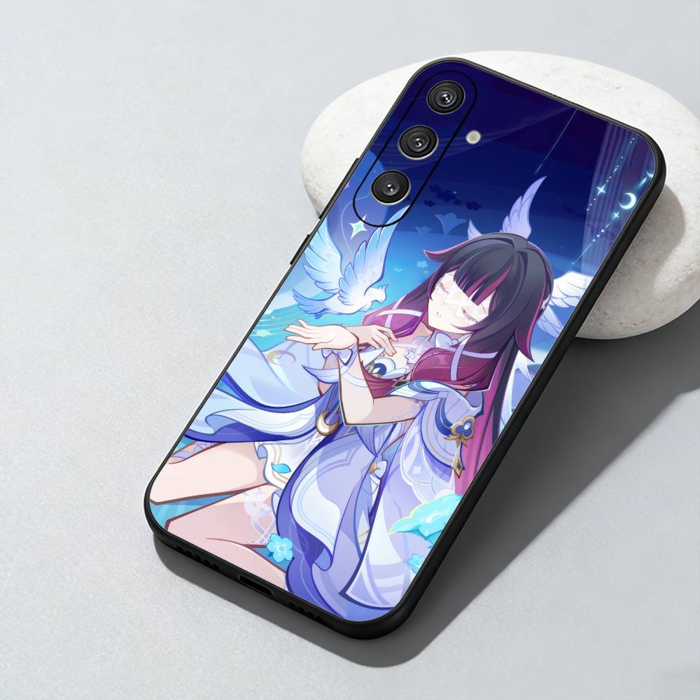The Maiden C-Columbina-a Phone Case For Samsung Galaxy A73,A72,A71,A70,A52,A51 Others Soft Black Cover