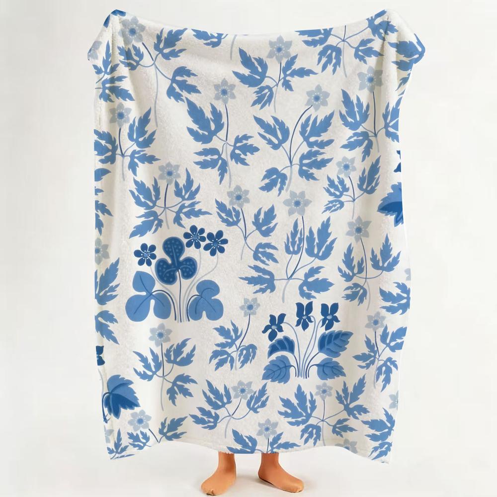 

Illustrator J Josef F Frank Retro pattern Throw Flannel Throw Blanket Suitable for Sofa Living Room Bedroom 75cmx90cm