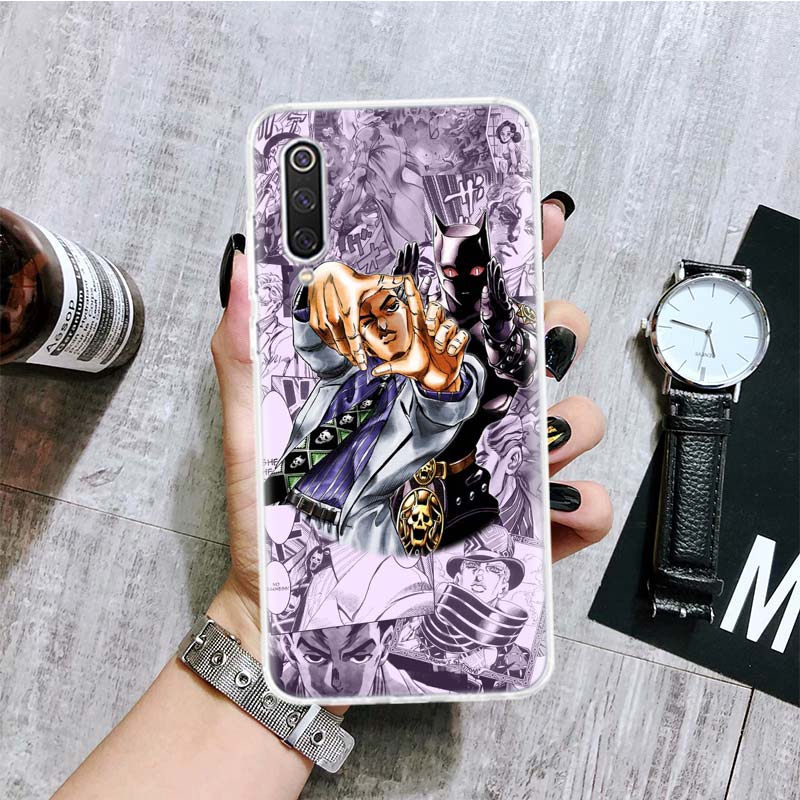 JoJo Bizarre Adventur Anime Telefon Fall Für Xiaomi Redmi Hinweis 10 9 8 11 Pro 11T 11S 10S 9S 9A 9C 9T 8T 8A 7 7A 5 Kunst Muster