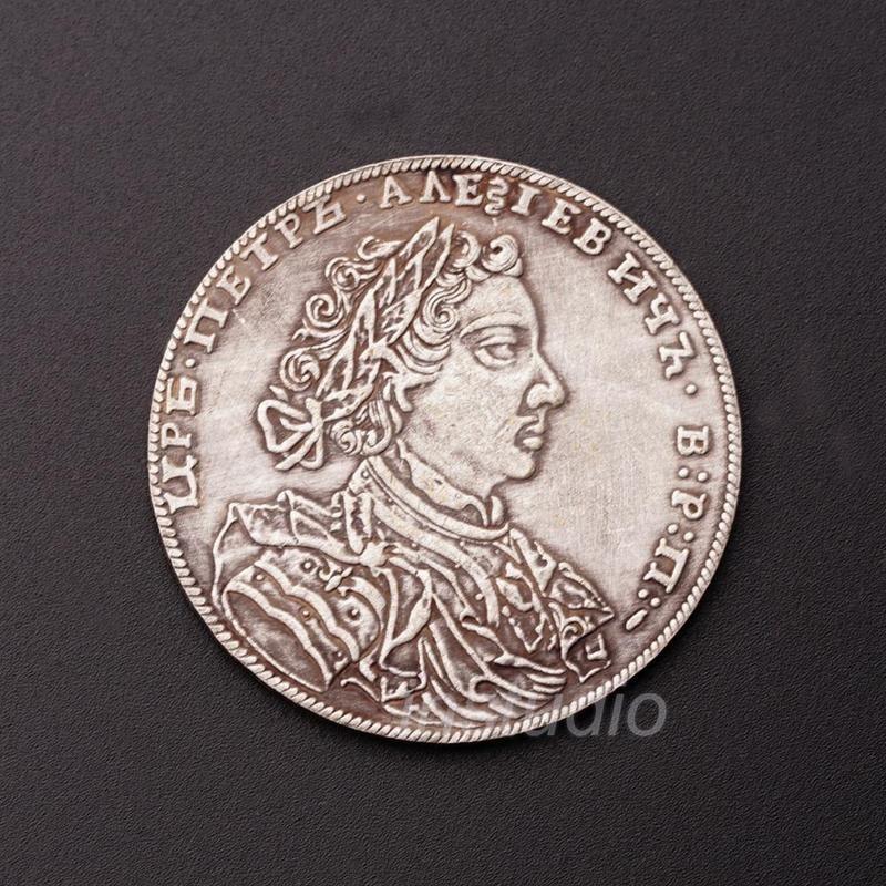 Russian coins, retro, European style, small ornaments, copper handicrafts, antique gifts