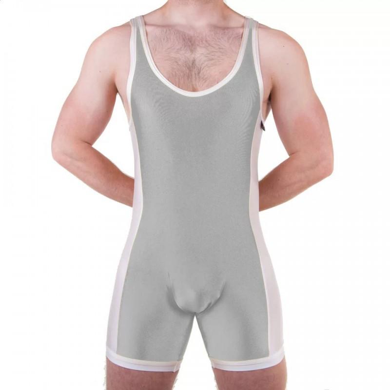 Mens Wrestling Singlet Compression Athletic Bodysuit MMA Boxing Triathlon Powerlifting Gym Fitness