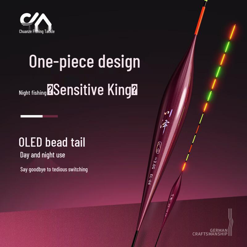 Chuanze OLED Integrated Luminous Day & Night Fishing Float