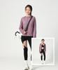 Women's Loose Fit Hooded Sports Jacket - Zipper Cardigan for Yoga, Running, Quick-Dry Fitness Long Sleeve Top