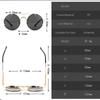 Round Steampunk Sunglasses Men  Fashion Elastic    Designer Vintage Rimless Sun Glasses For Women Lentes De Sol