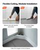 VEVOR Drainage Mat, 3 X 16.4 Ft, PVC Non Slip Commercial Floor Mat, Wet Area Water Drain Splash Matting Hollow Doormat Roll