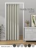 Full Blackout Waterproof Magnetic Door Curtain: No-Drill, Windproof, Soundproof, Invisible Folding Partition