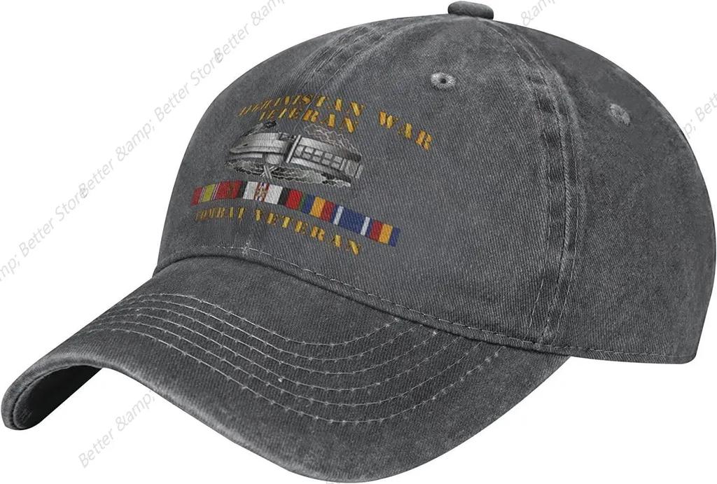 Afghanistan War Veteran Combat Veteran Baseball Caps Unisex Adjustable Sun Hat Can Be Washed Leisure Dad Hats